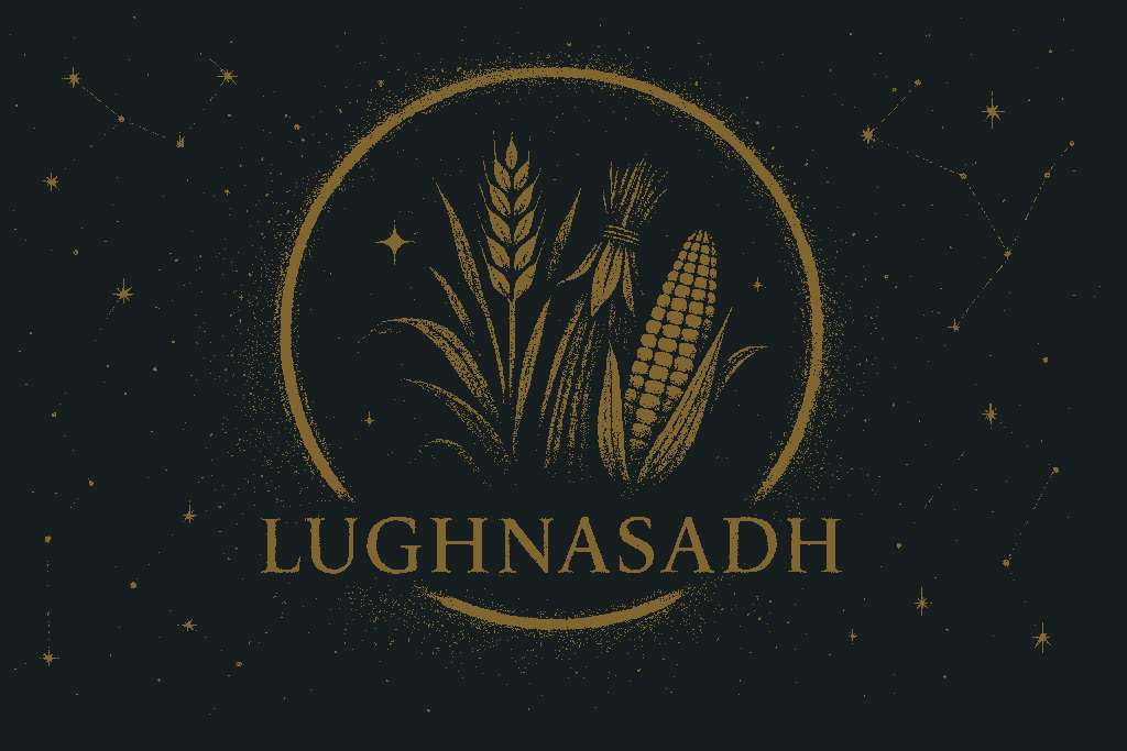 Symbol von Getreide für das Jahreskreisfest Lughnasadh.
